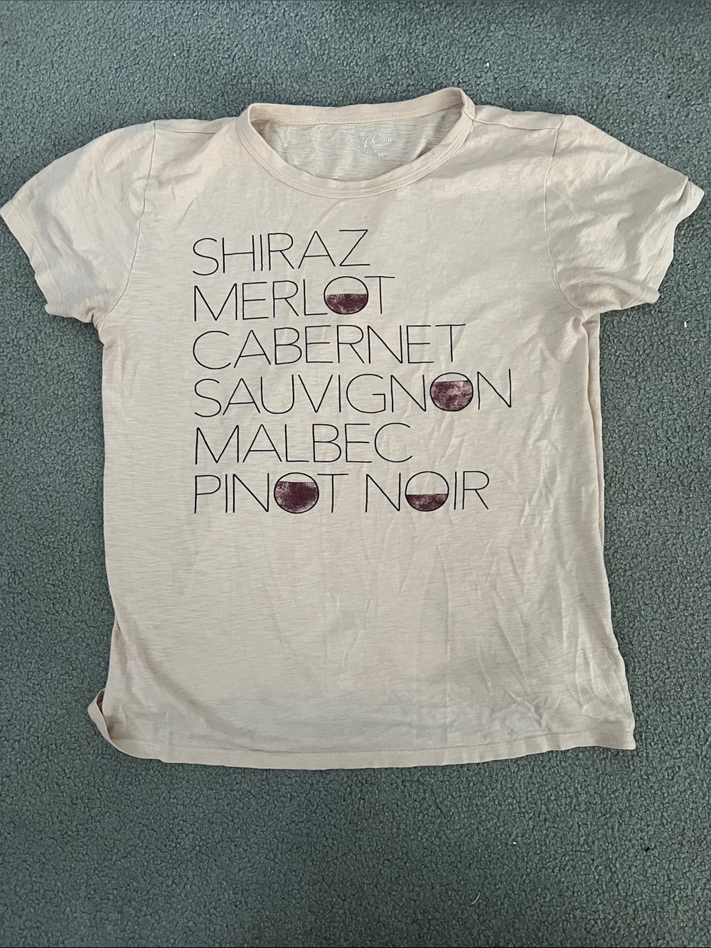 J.Crew wine t-shirt